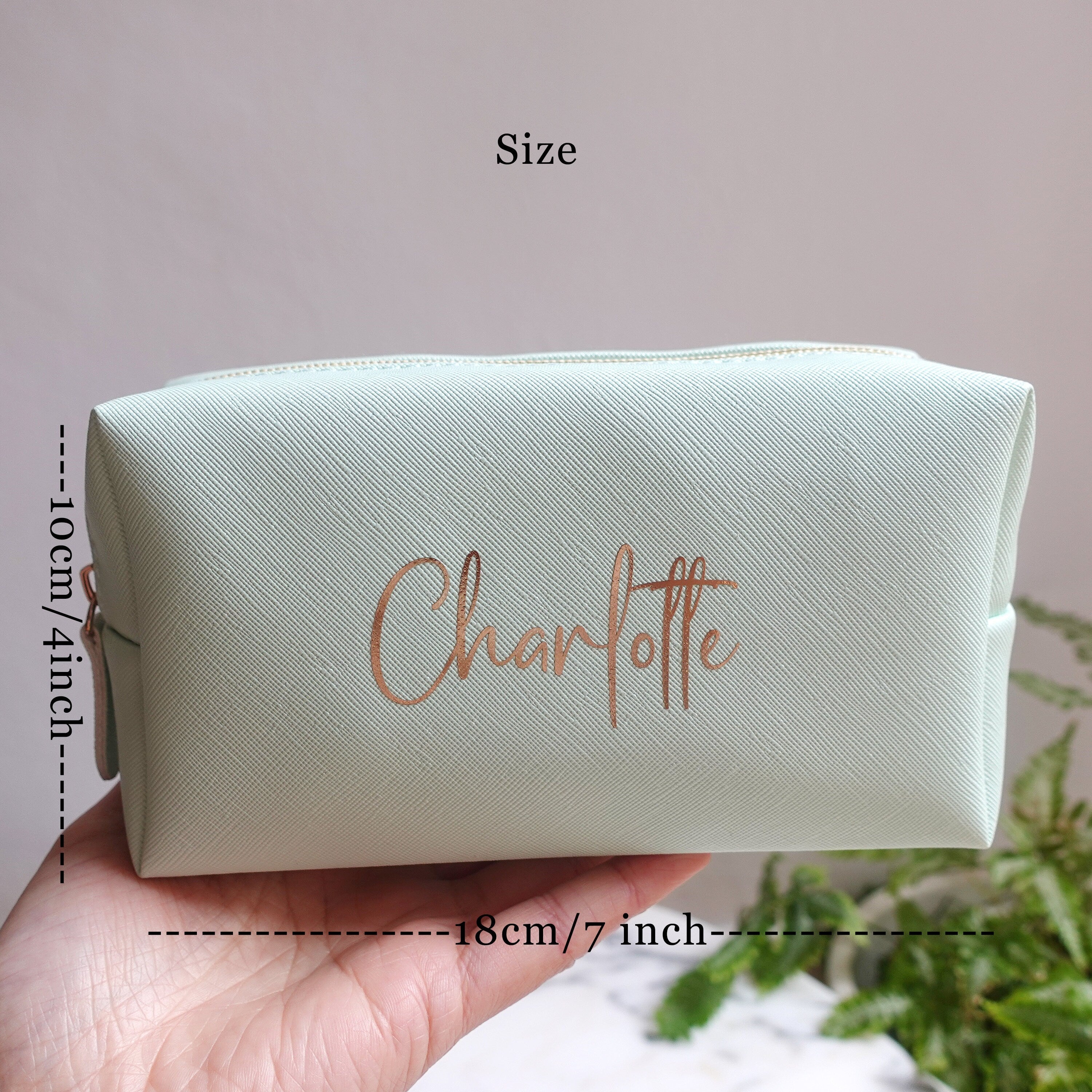 BeLettered. Toiletry Bag PU Leather Makeup Bag