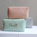 BeLettered. Toiletry Bag PU Leather Makeup Bag