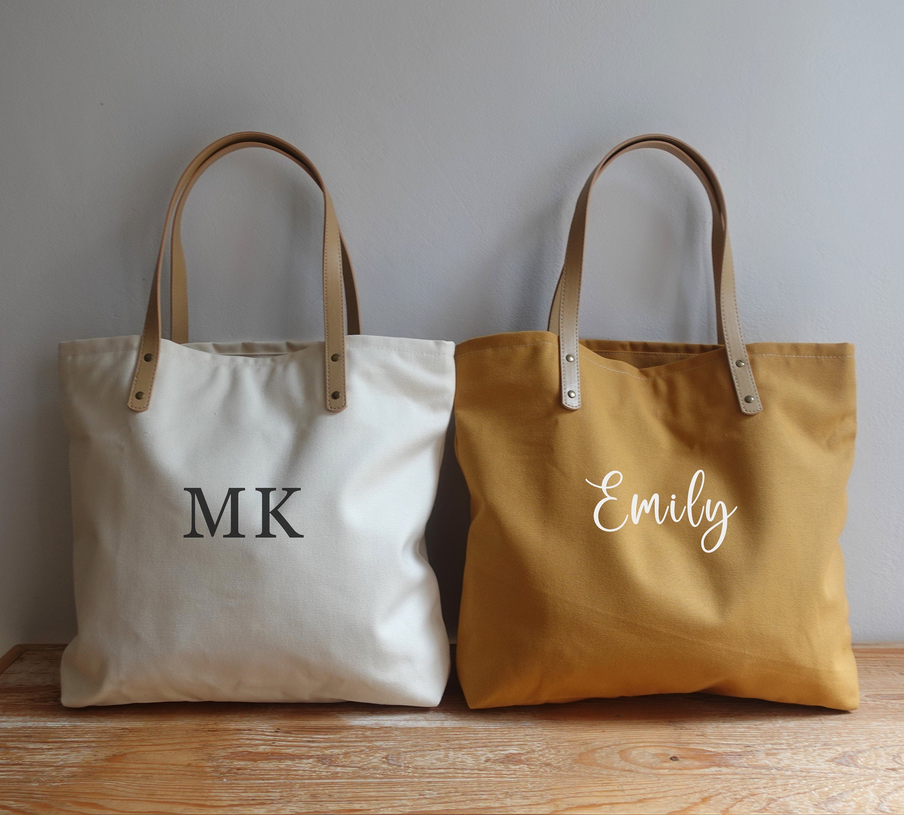 Personalised Tote Bag, Name Canvas Bag