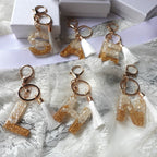 Custom Handmade Resin Letter Keychain