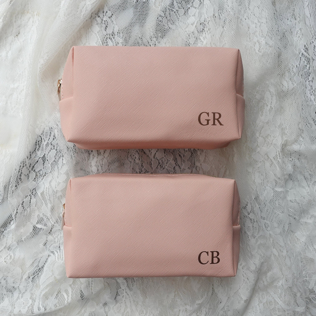 BeLettered. Toiletry Bag PU Leather Makeup Bag