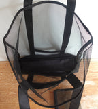 Mesh Personalized Tote Bag with Initials