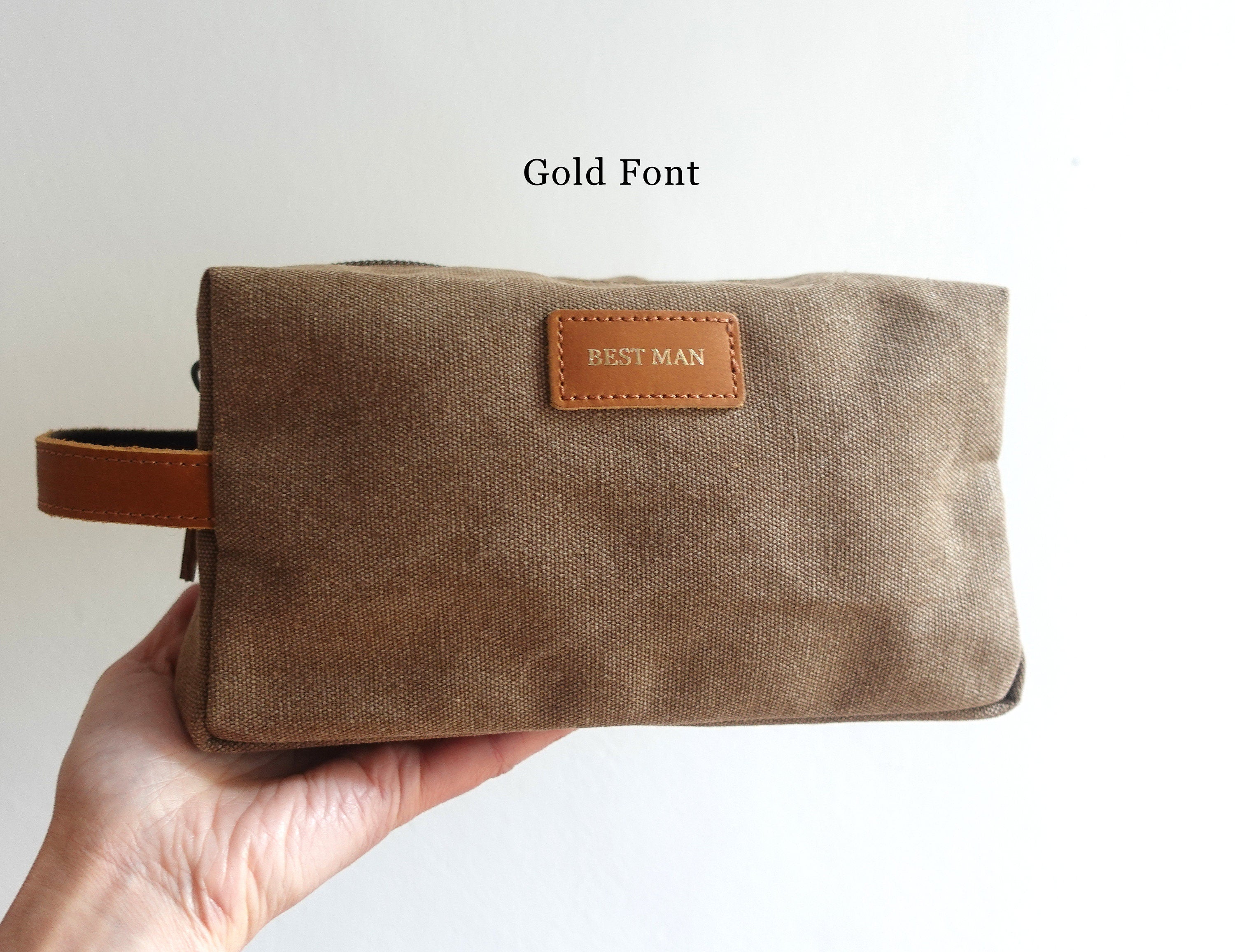 Personalized  Men's Toiletry Bag
