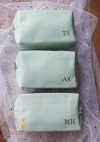 BeLettered. Toiletry Bag PU Leather Makeup Bag