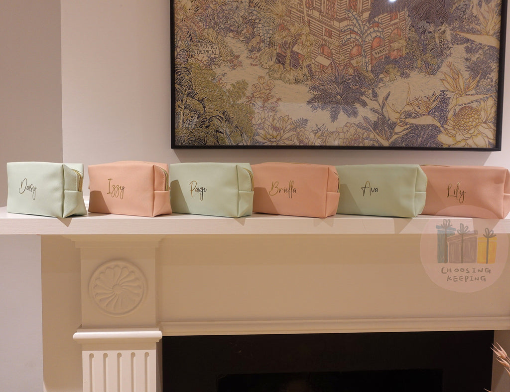 BeLettered. Toiletry Bag PU Leather Makeup Bag