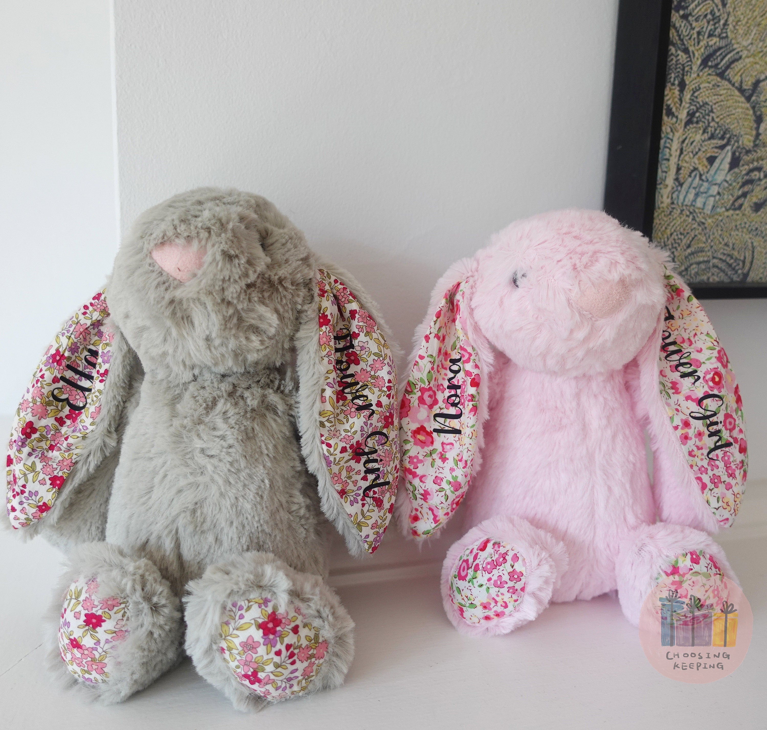 Personalised Flower Girl Gift,  Easter Bunny