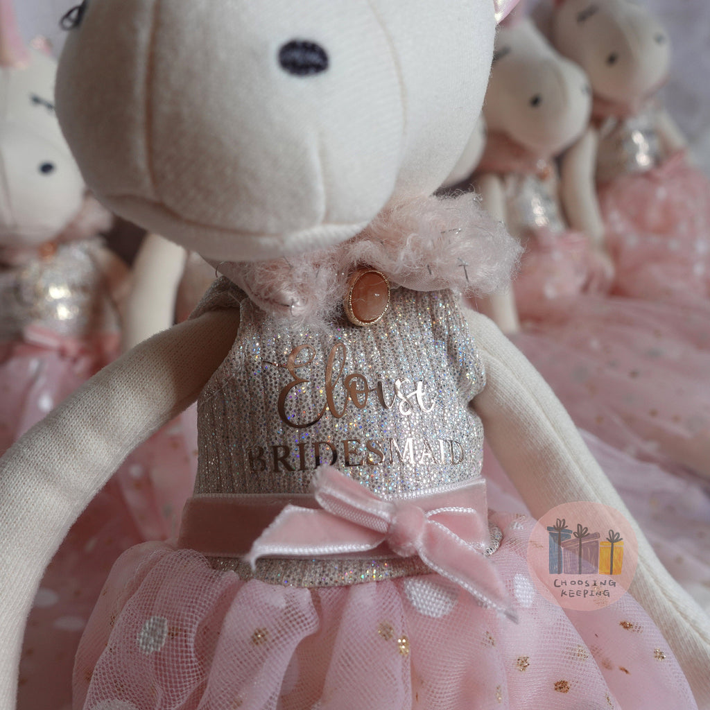Personalised Unicorn Plush, Kids Toy, Doll