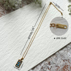 GOLD FILLED Tarot Card Necklace