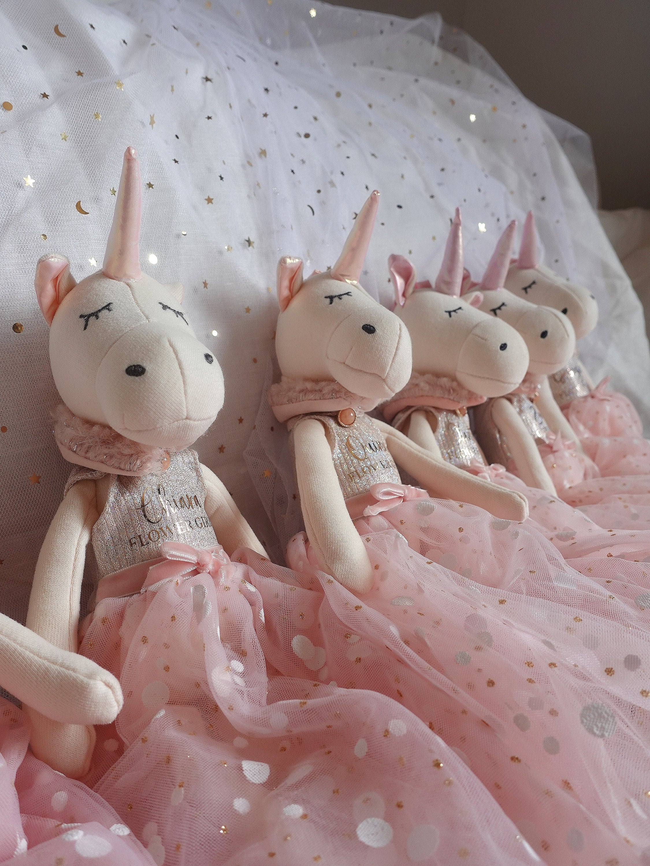 Personalised Unicorn Plush, Kids Toy, Doll
