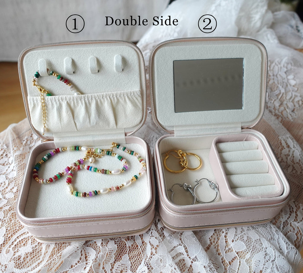 Personalised Jewelry Box With Mirror