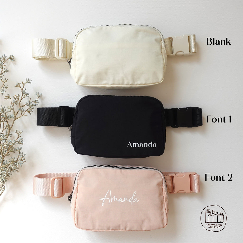 Personalized Everywhere Belt Bag，Bum Bag, Fanny Pack