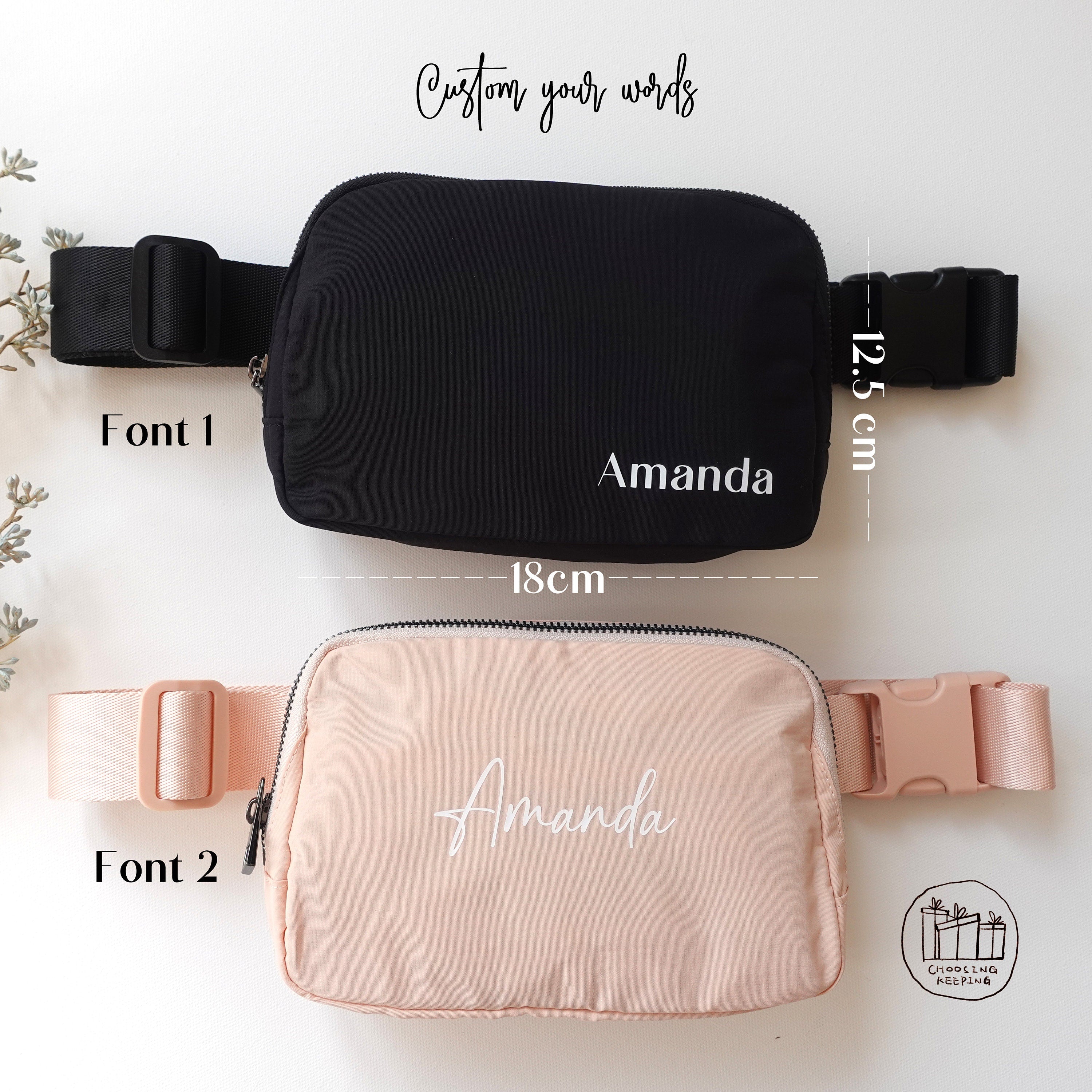 Personalized Everywhere Belt Bag，Bum Bag, Fanny Pack