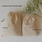 Personalized Drawstring Favor Bag