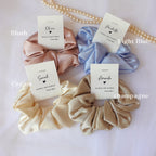 100% Mulberry Silk Hair Scrunchies