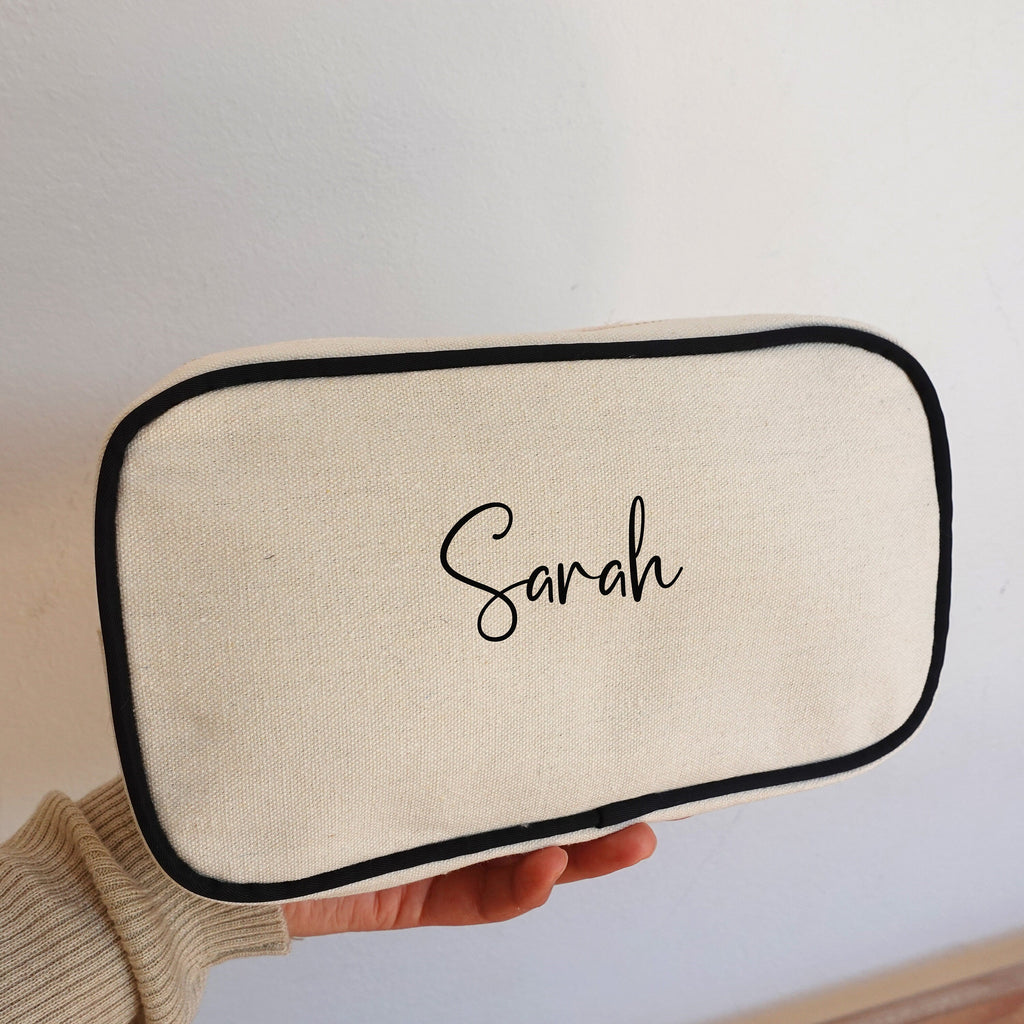 Custom Makeup Bag, Canvas Pen Case