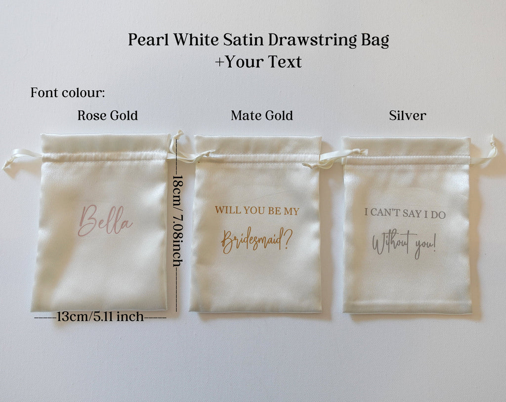 Personalized Pearl Hair Clips