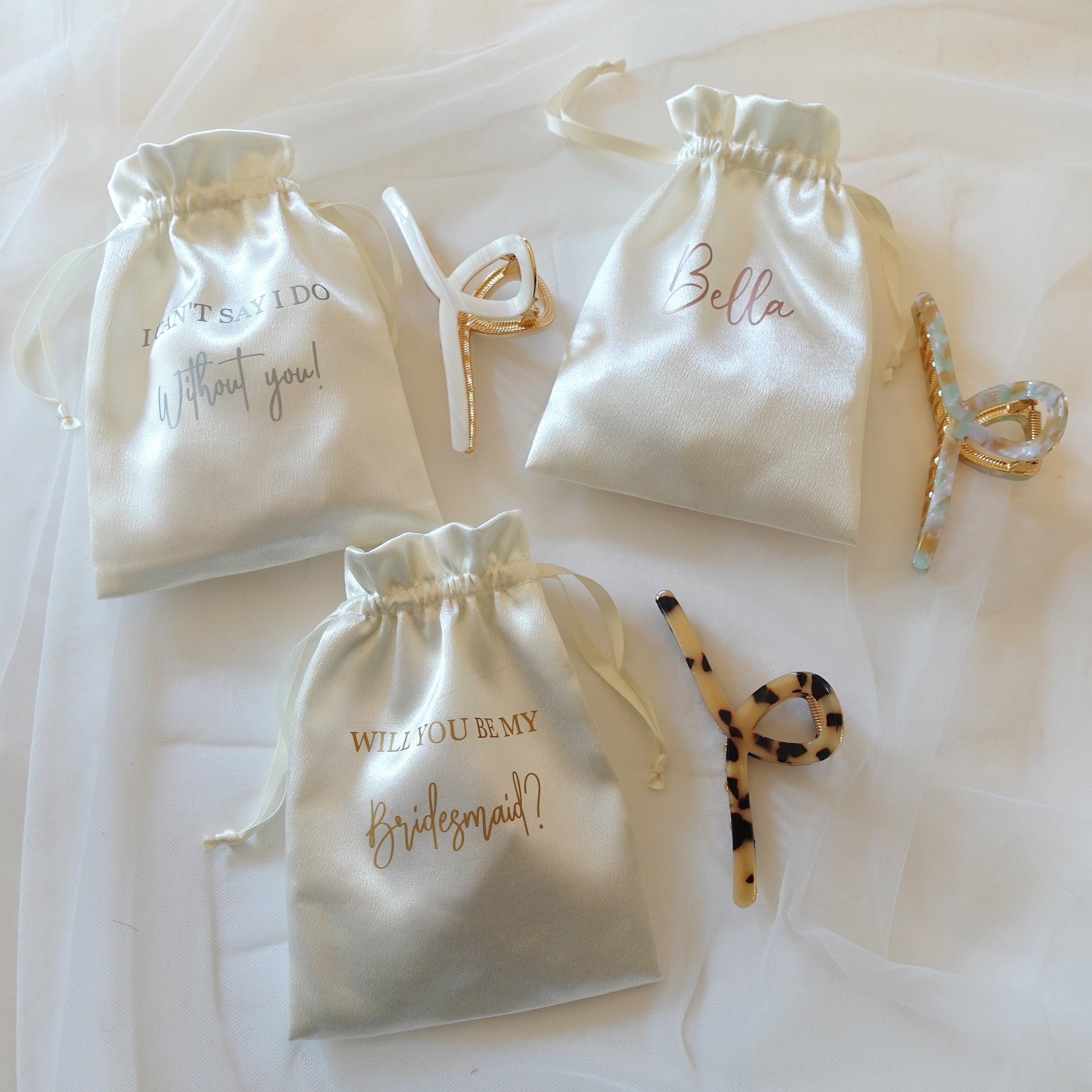 Hair Clip, Hair Claw with bag