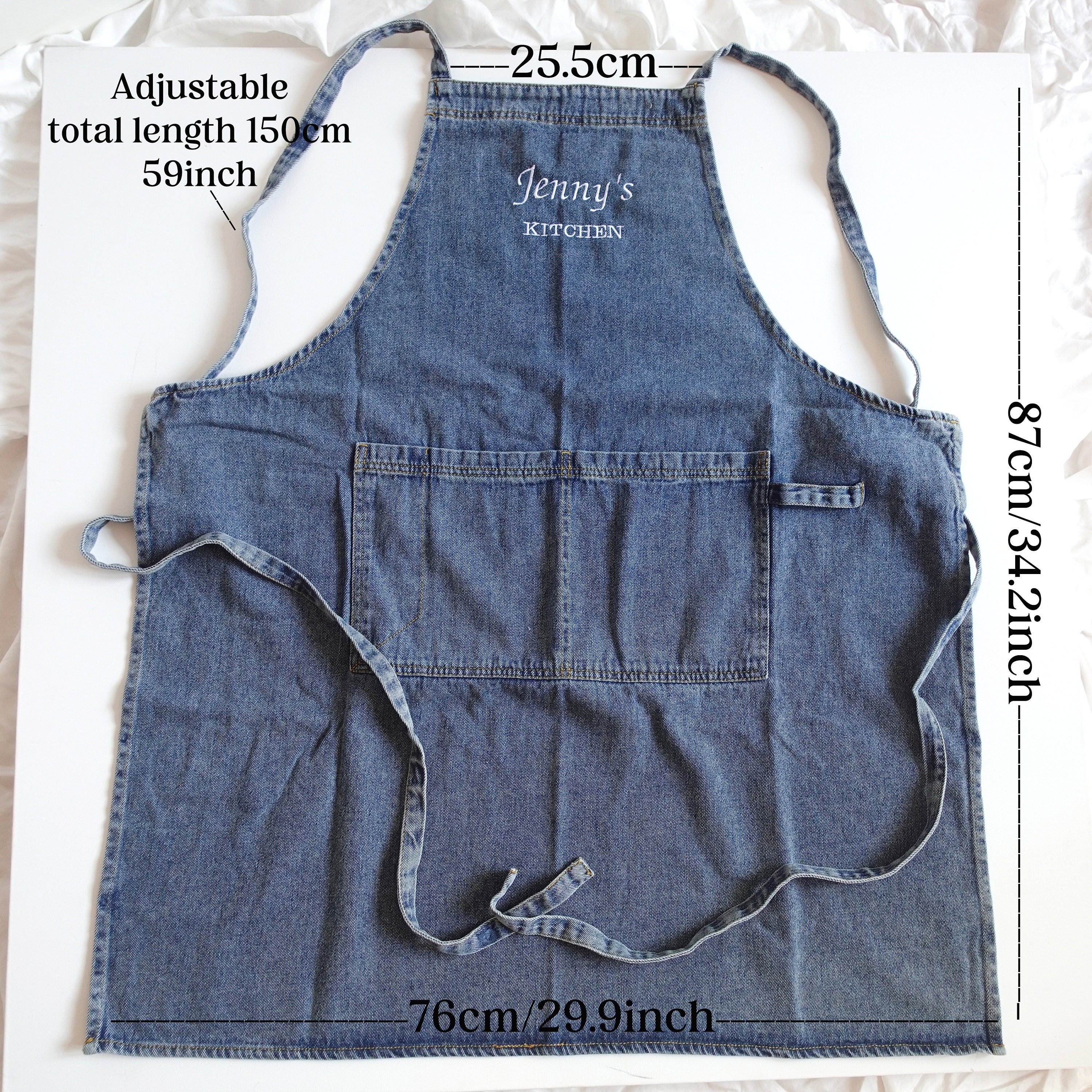 BeLettered. Custom Denim apron