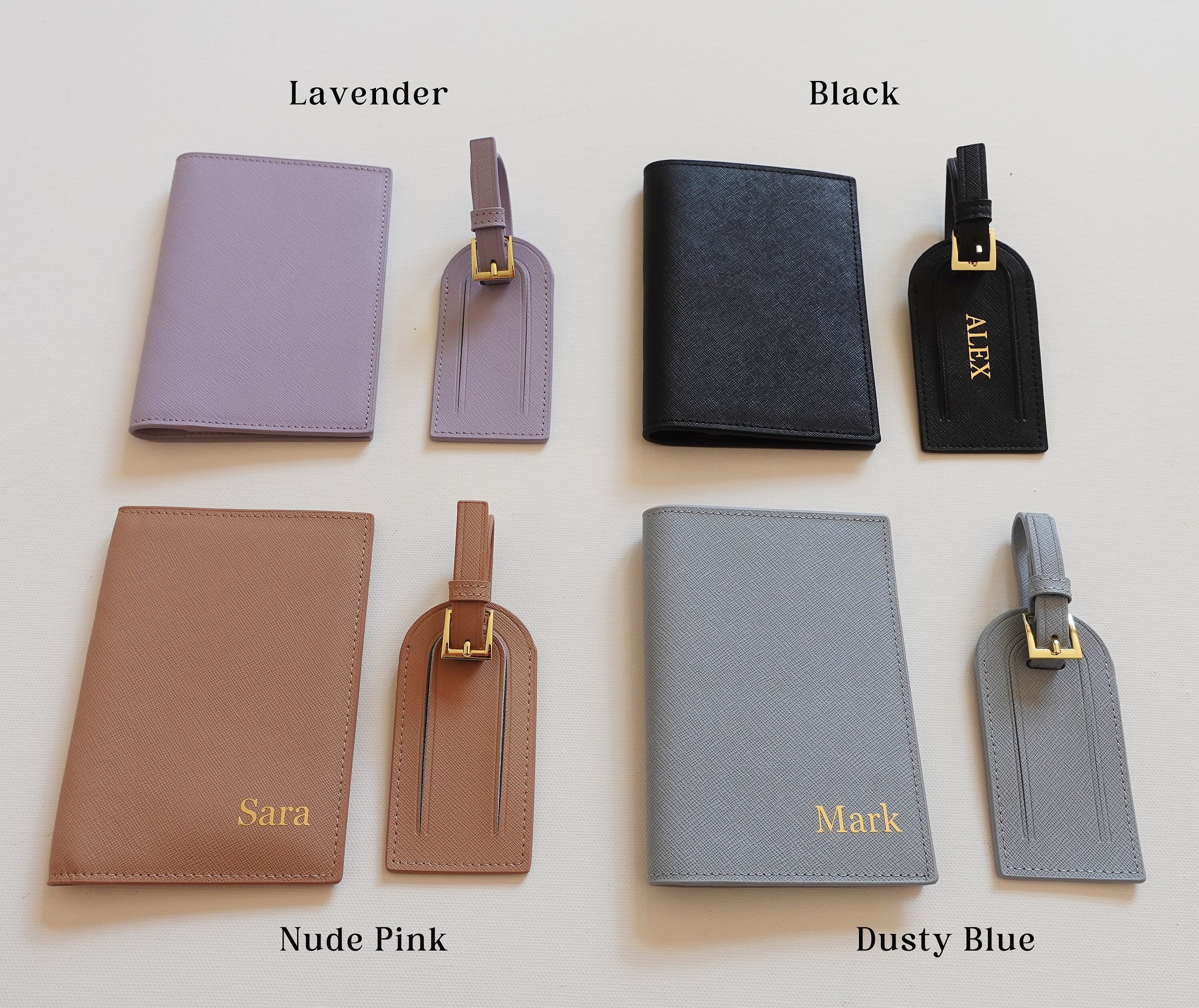 BeLettered.  Personalized Passport Holder Luggage Tag