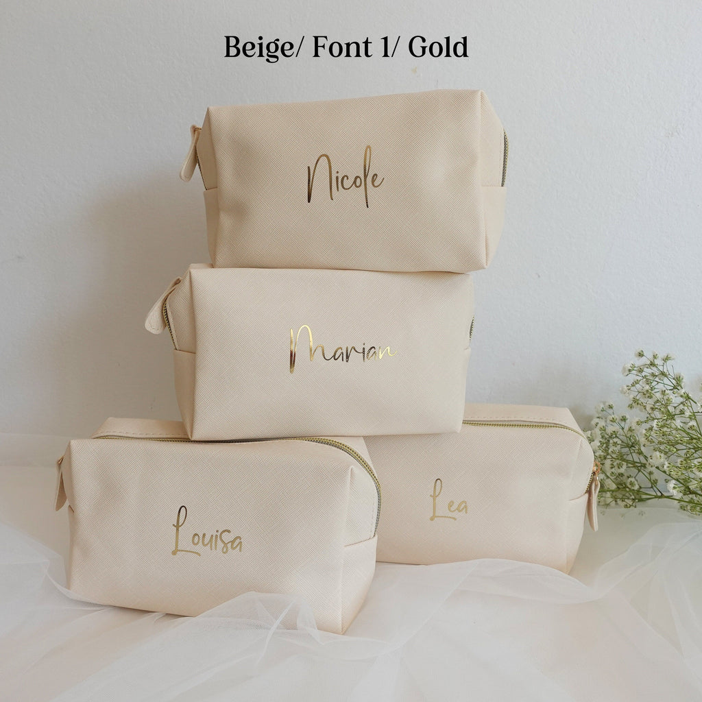 BeLettered. Toiletry Bag PU Leather Makeup Bag