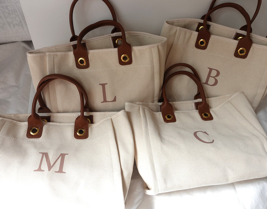 BeLettered.  Personalised Shoulder Tote Bag with Chain