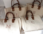 BeLettered.  Personalised Shoulder Tote Bag with Chain
