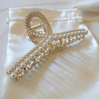 Personalized Pearl Hair Clips