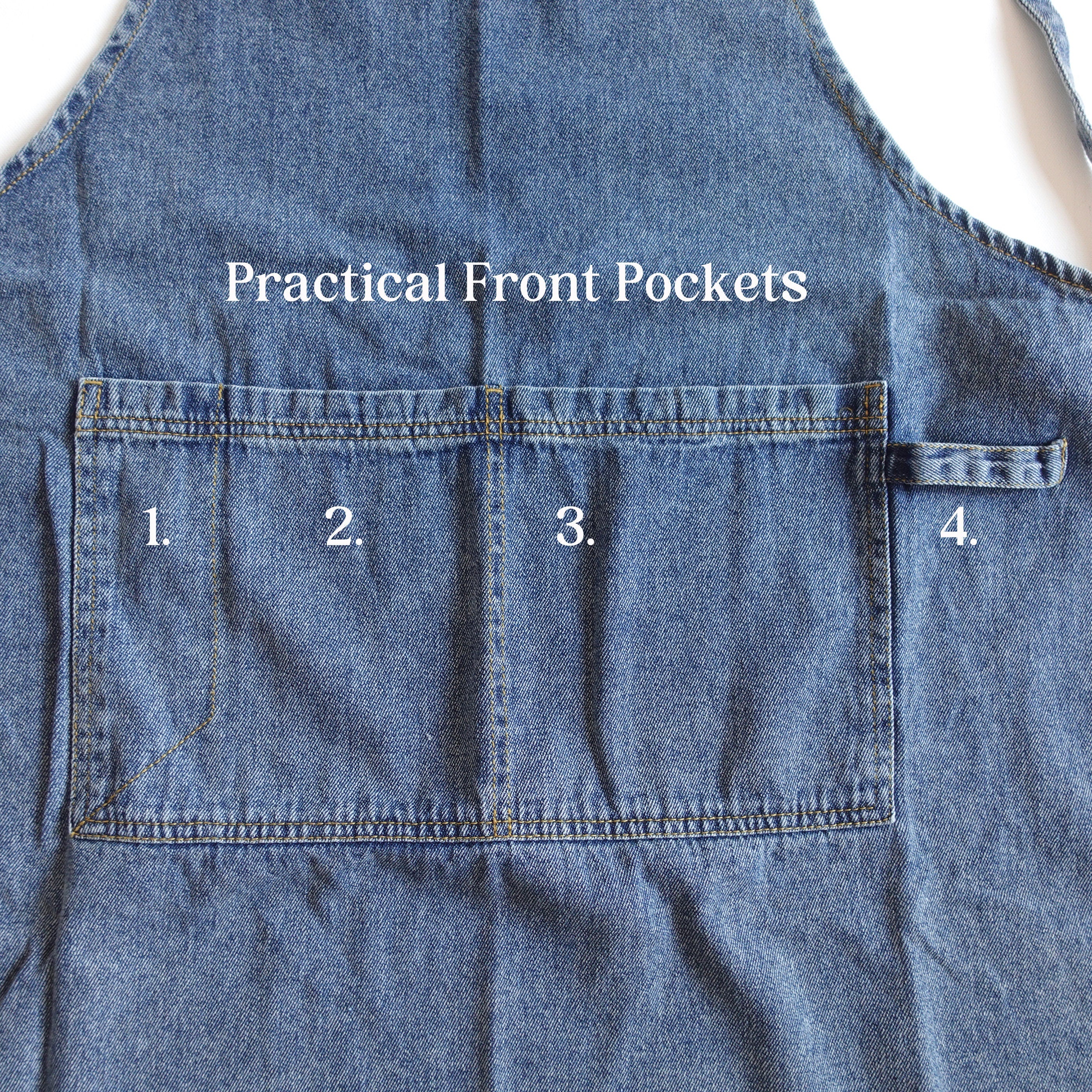 BeLettered. Custom Denim apron