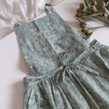 BeLettered.  Personalized Embroidered Floral Apron Dress