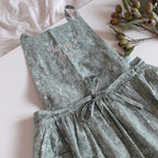 BeLettered.  Personalized Embroidered Floral Apron Dress