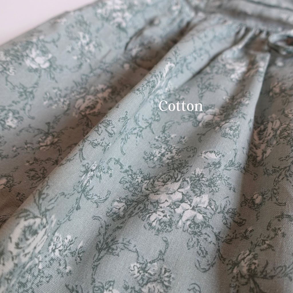 BeLettered.  Personalized Embroidered Floral Apron Dress