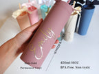 BeLettered. Personalised Skinny Tumbler with Straw