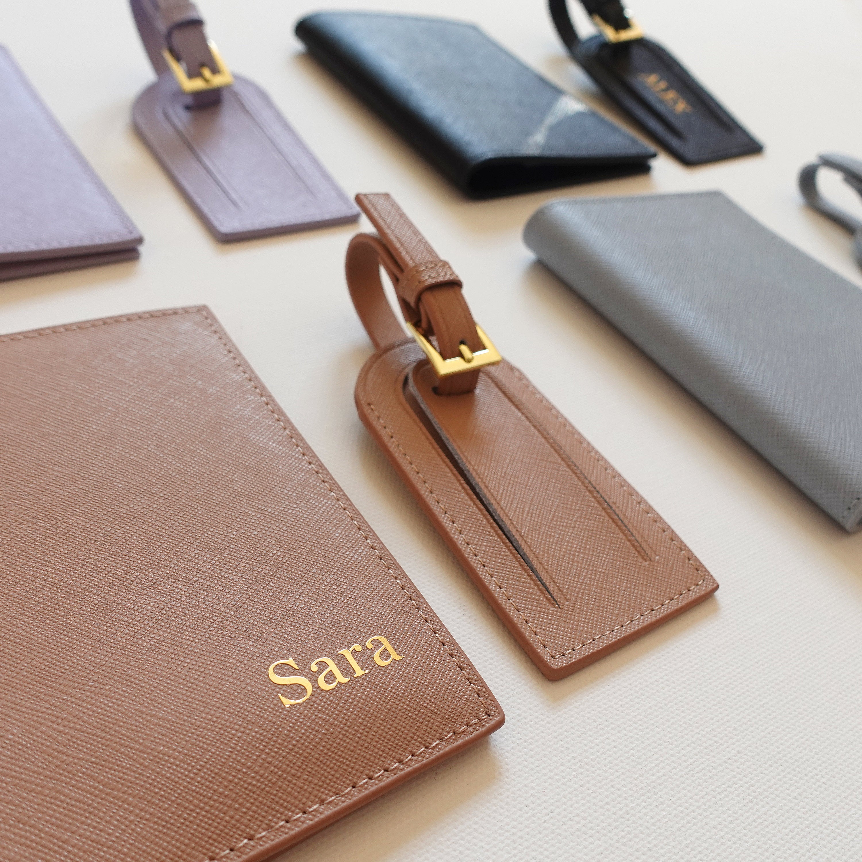 BeLettered.  Personalized Passport Holder Luggage Tag