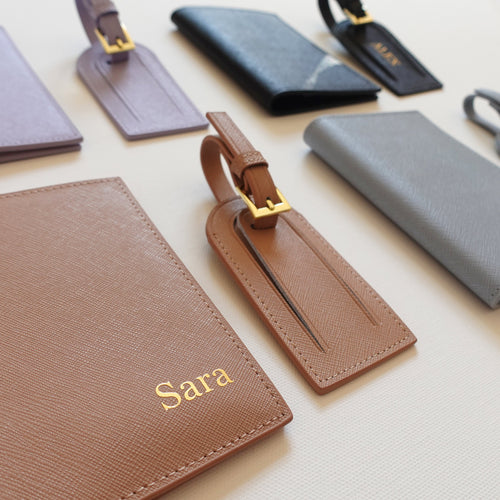 BeLettered.  Personalized Passport Holder Luggage Tag