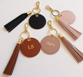 Personalised Keyring with Tassels, Keychain