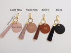 Personalised Keyring with Tassels, Keychain