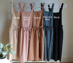 BeLettered.  Personalized Apron Dress with Pockets, Custom Name