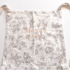 BeLettered.  Personalized Embroidered Floral Apron Dress