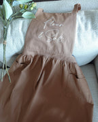 BeLettered.  Personalized Apron Dress with Pockets, Custom Name