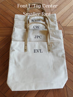 Personalised Tote Bag, Name Canvas Bag