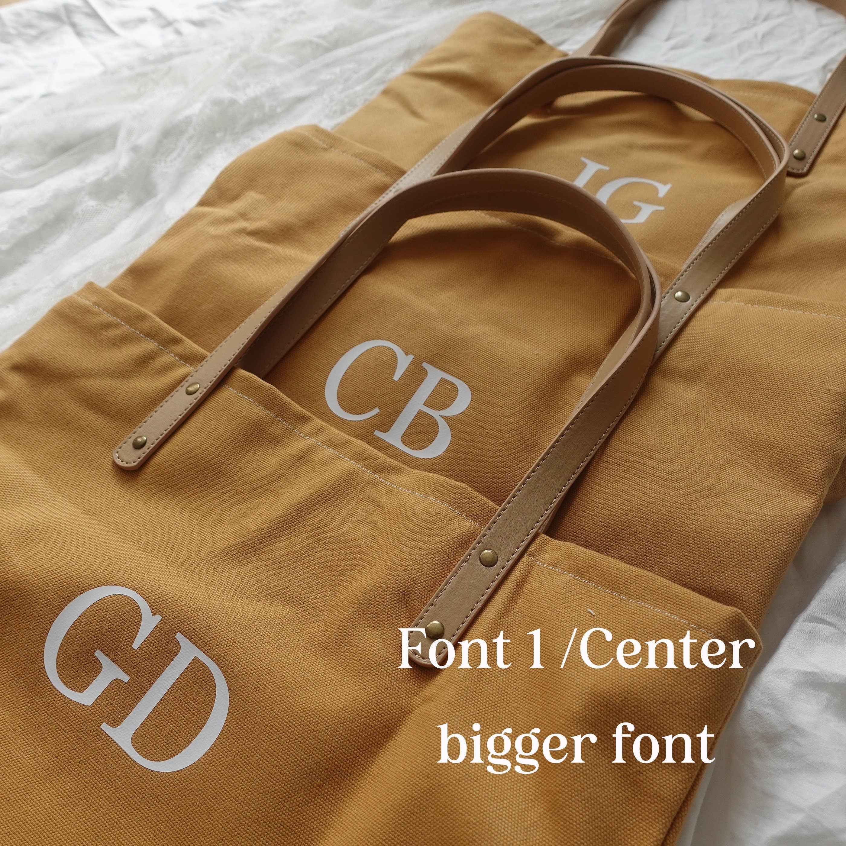Personalised Tote Bag, Name Canvas Bag