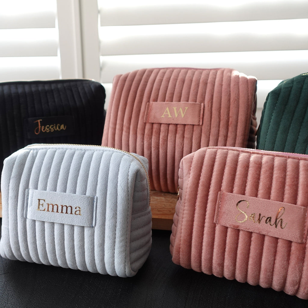 Custom  Velvet Makeup Cosmetic Bag