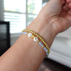 Custom Name Beaded Bracelet, Personalized Gift