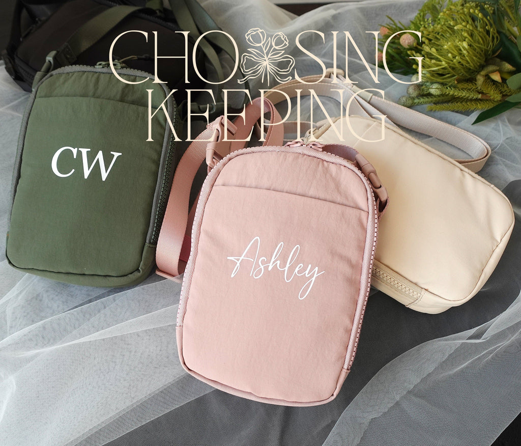 BeLettered. Custom Mobile Phone Bag,Mini crossbody/Belt Bag