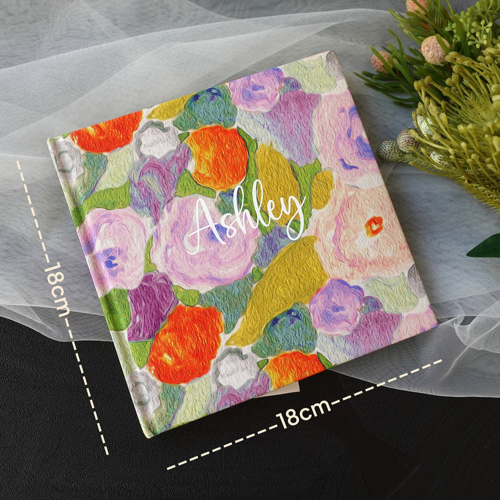 Personalized Floral Notebook, Journal