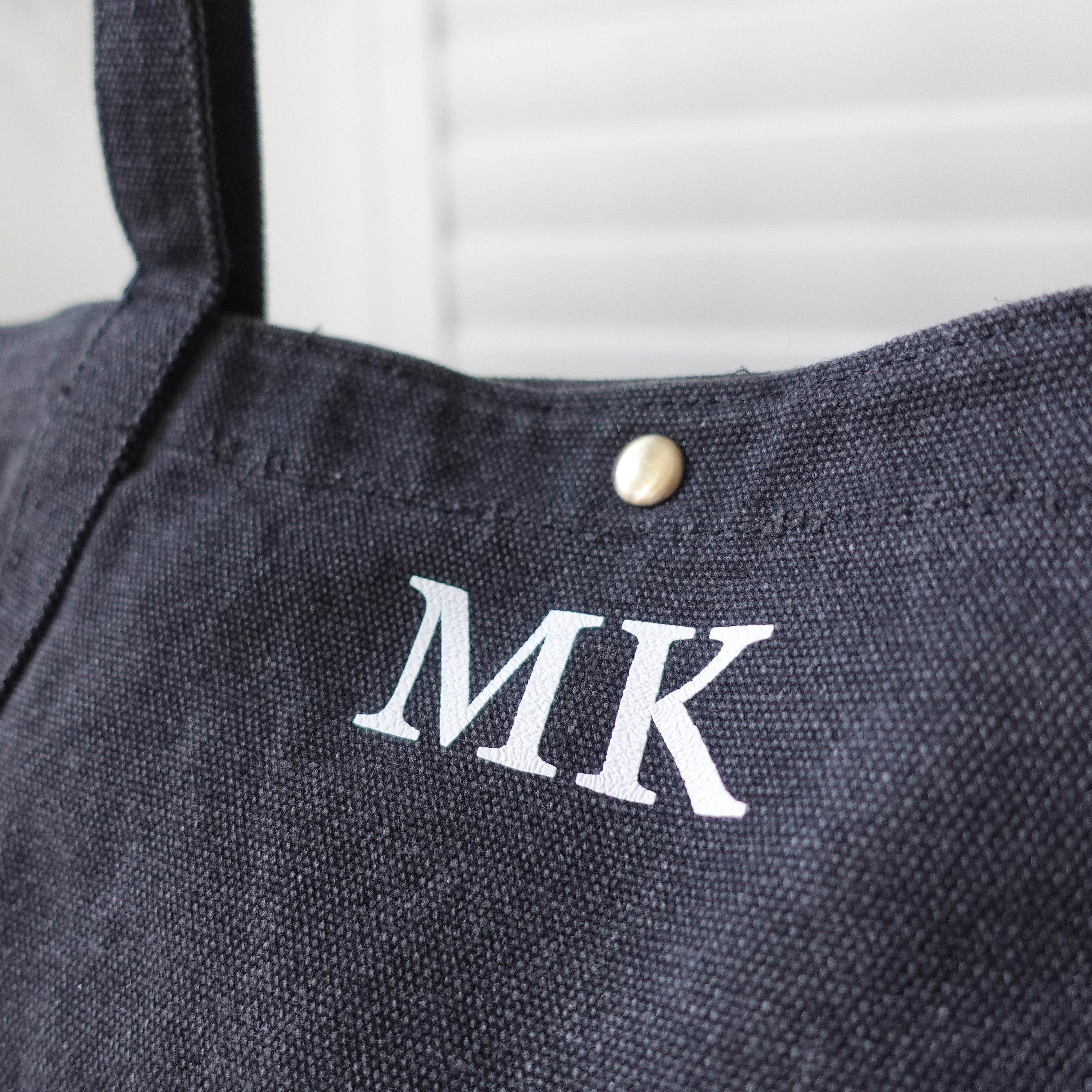 BeLettered. Personalized Canvas Tote Bag