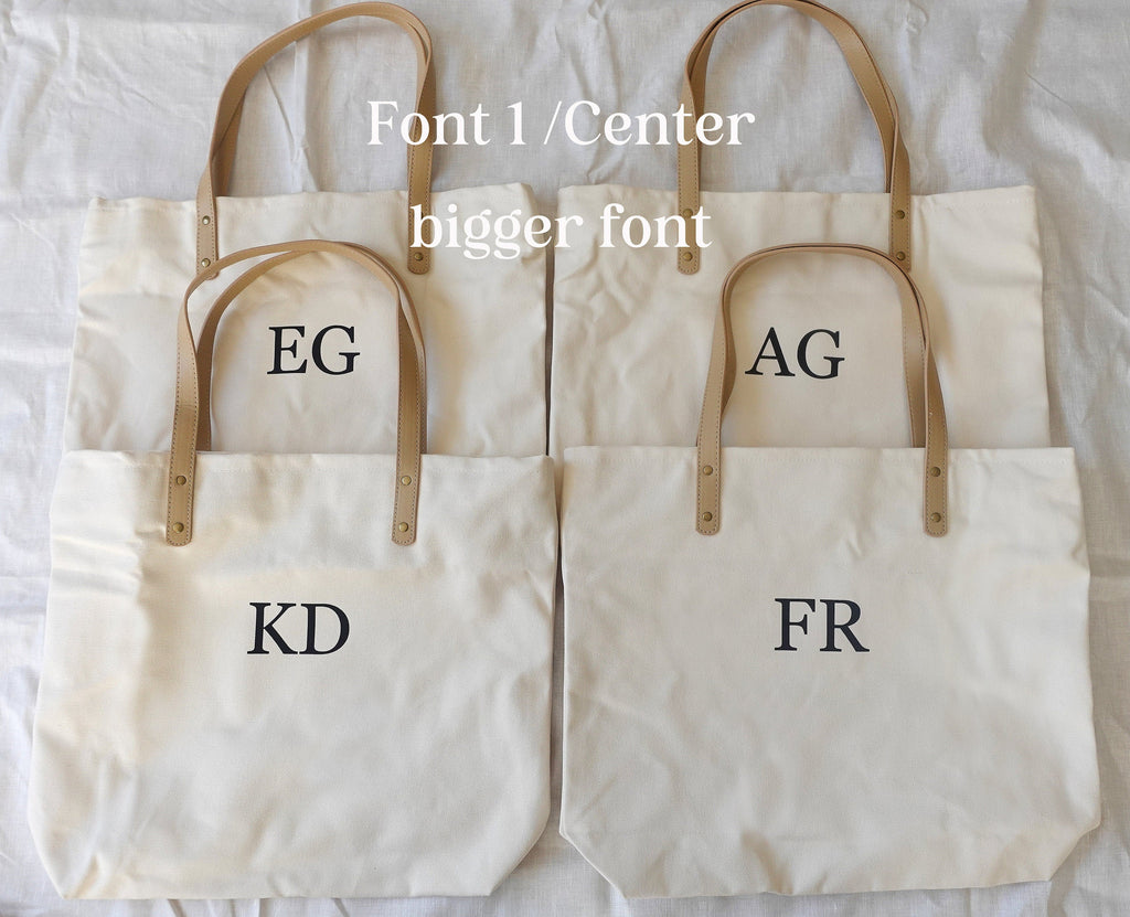 Personalised Tote Bag, Name Canvas Bag
