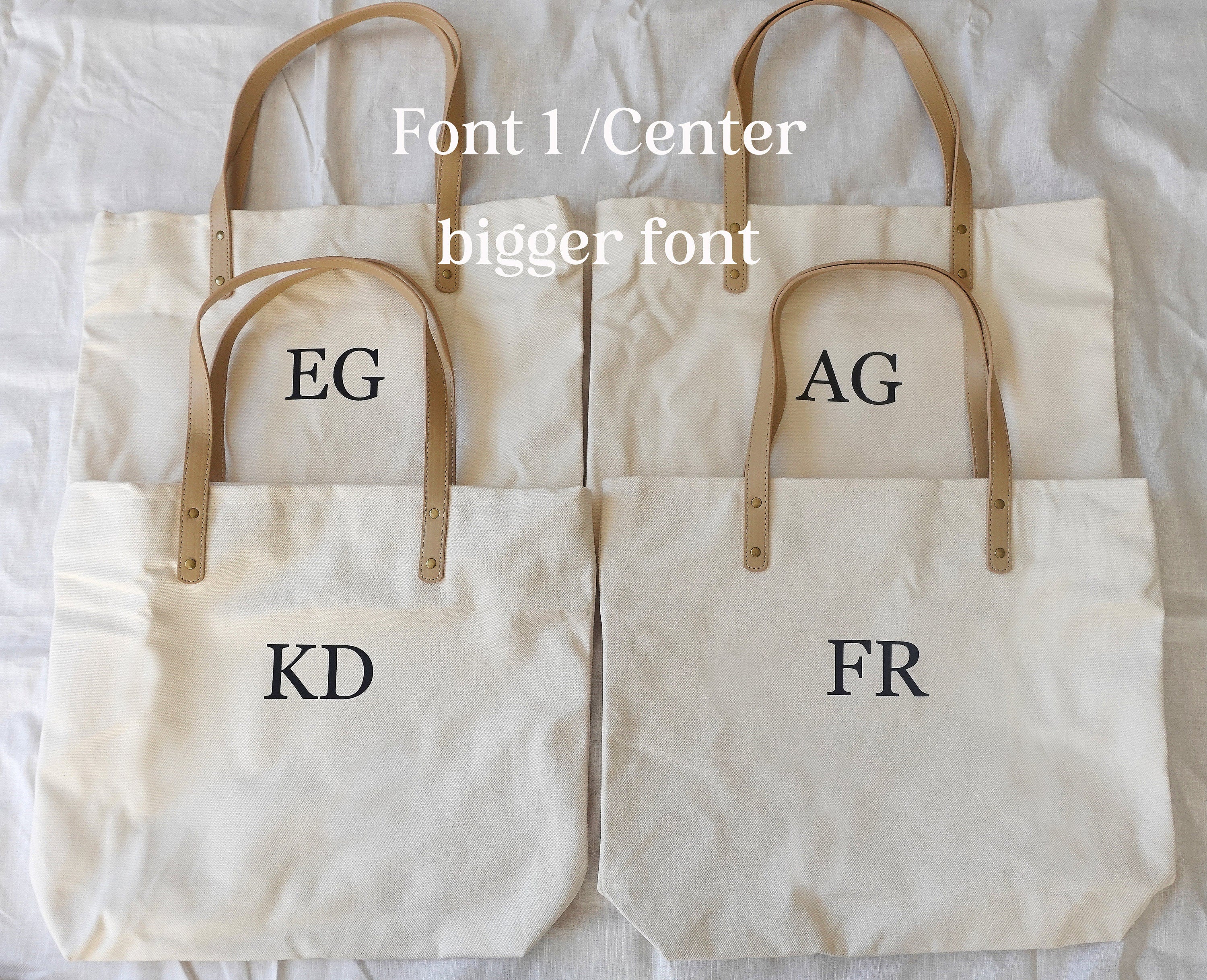 Personalised Tote Bag, Name Canvas Bag