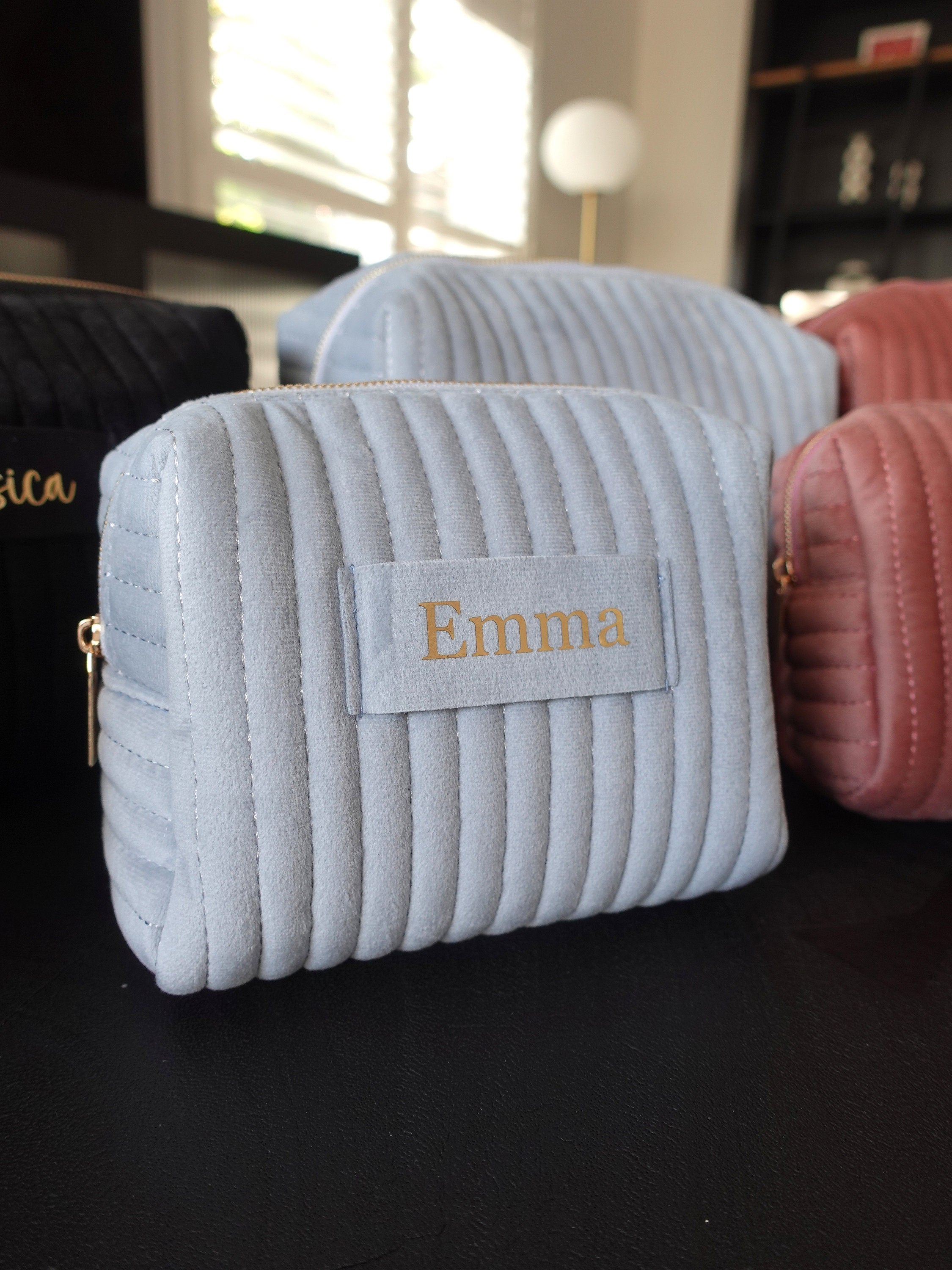 Custom  Velvet Makeup Cosmetic Bag