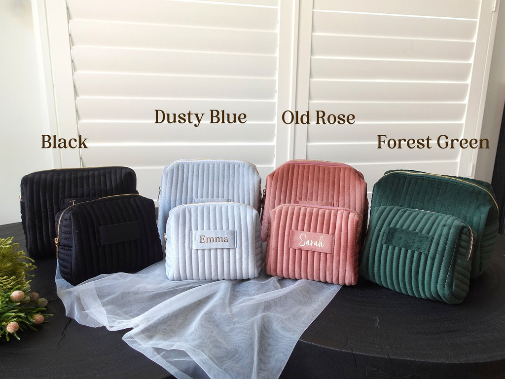 Custom  Velvet Makeup Cosmetic Bag